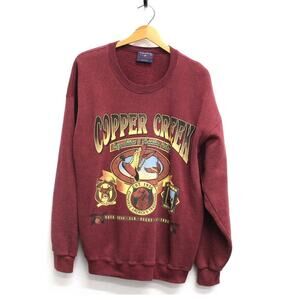 Vintage Copper Creek Coleman Outdoors Wilderness Sweatshirt XL